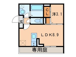 Ariga10　D棟の物件間取画像